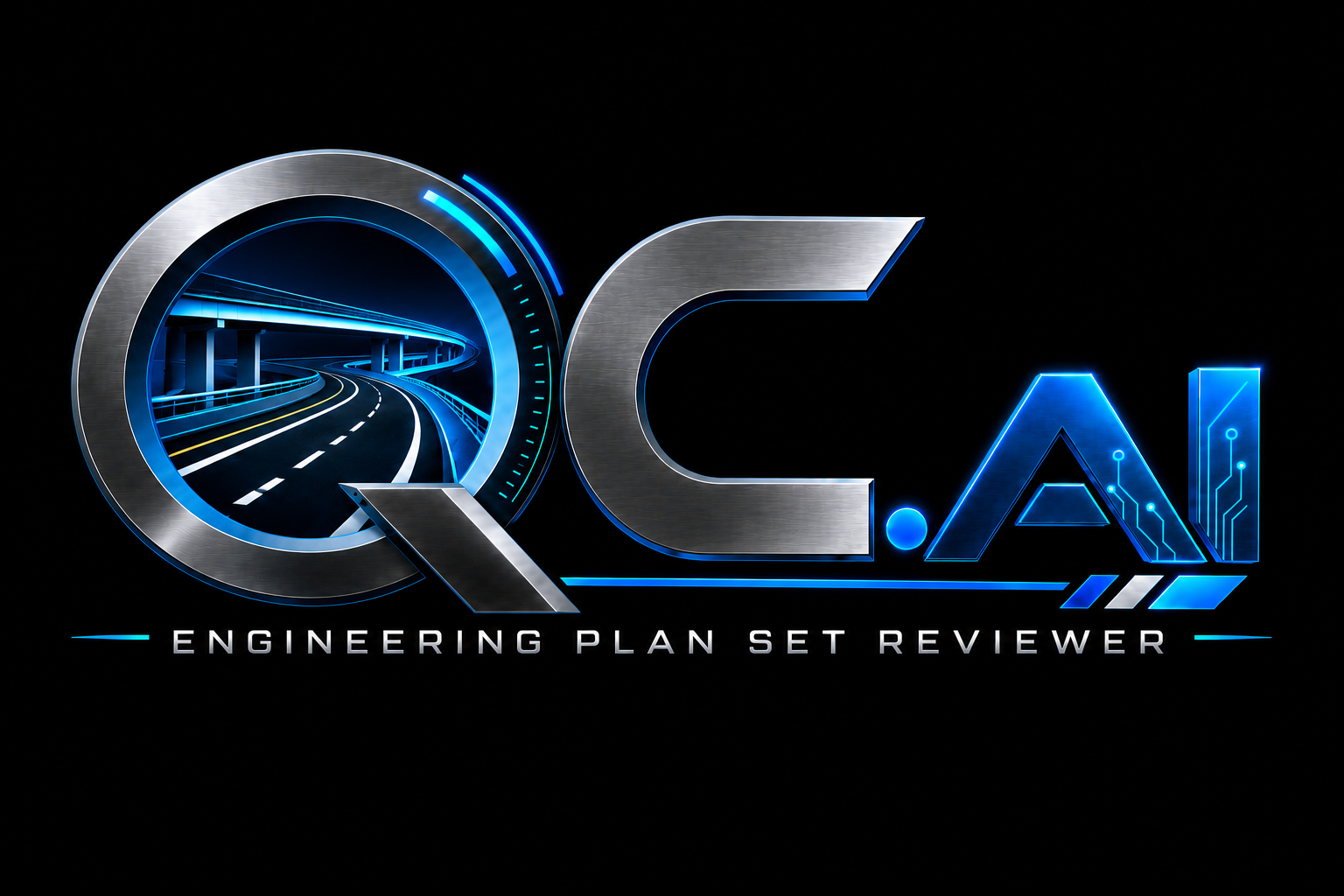 QC.AI engineering plan set reviewer logo